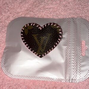 Brown Leather Hair Accessory/Hair Clip (New in Pack)